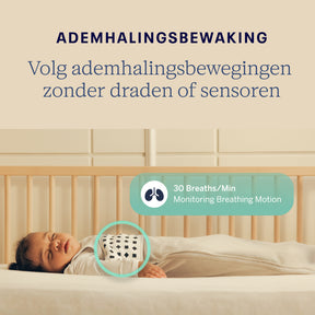 Nanit Pro camera babyfoon met app en Flex Stand